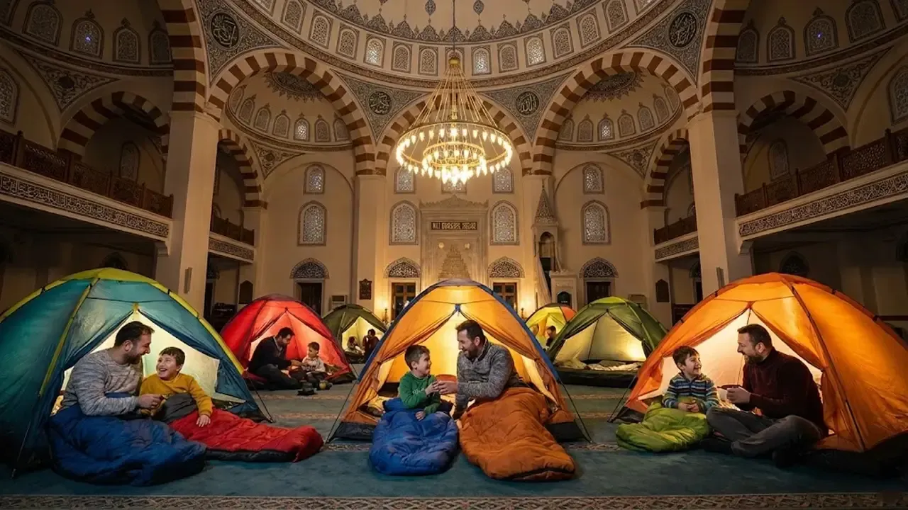 Bolu Müftülüğü'nün sosyal medya hesaplarında yayınlanan yapay zeka üretimi görsel