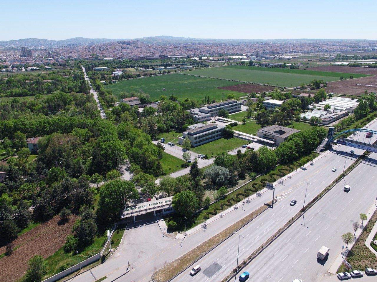 Etimesgut Şeker Fabrikası'nın yıkım işlemlerinden önce çekilmiş son hali