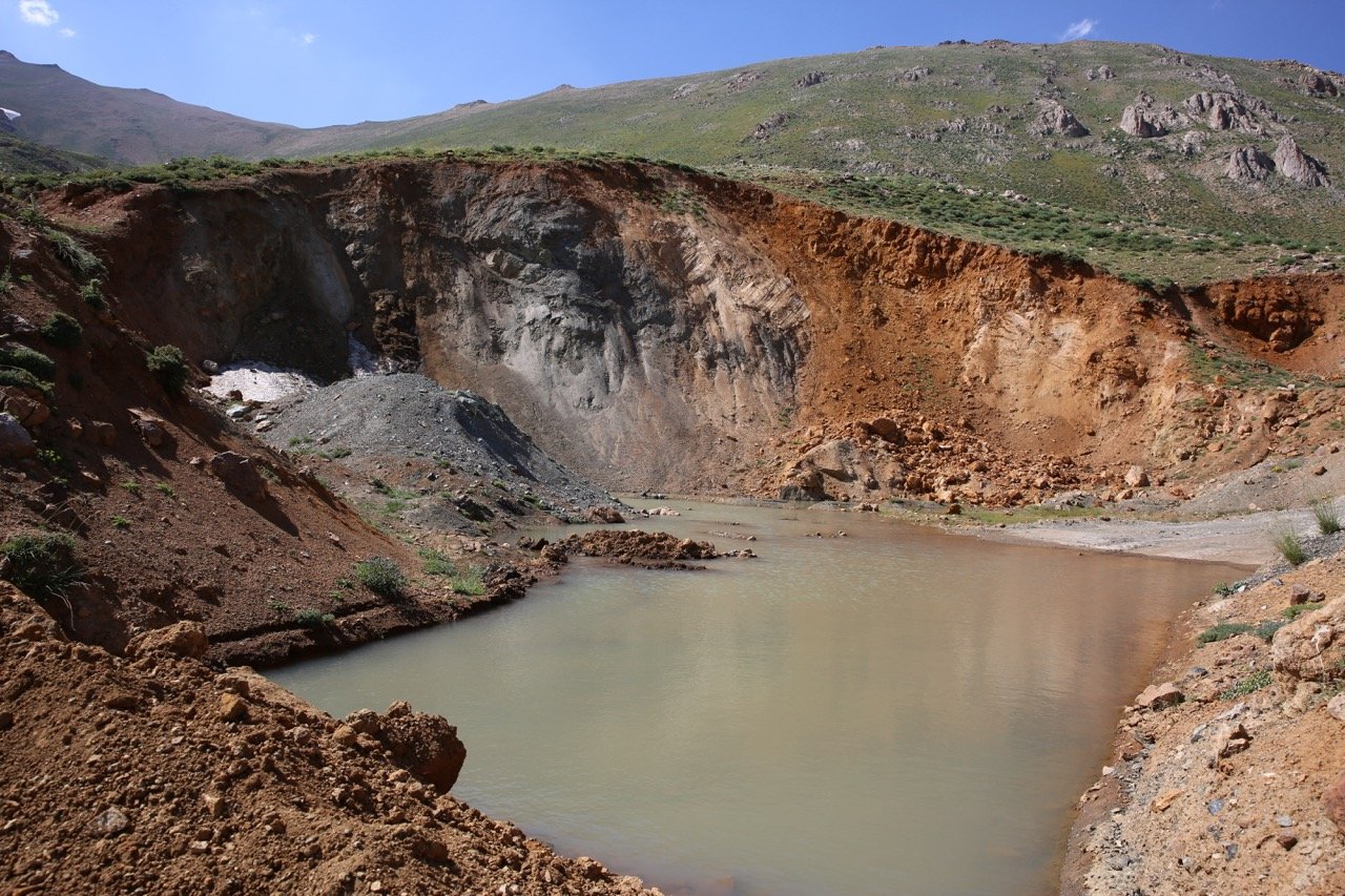 Bağır Paşa Dağı'nda kazıya bağlı değişim