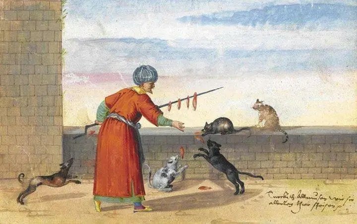 Fatih Dağlı'nın sözünü ettiği resim. Orijinali Doha’da bulunan Orientalist Müzesi'nde sergileniyor.